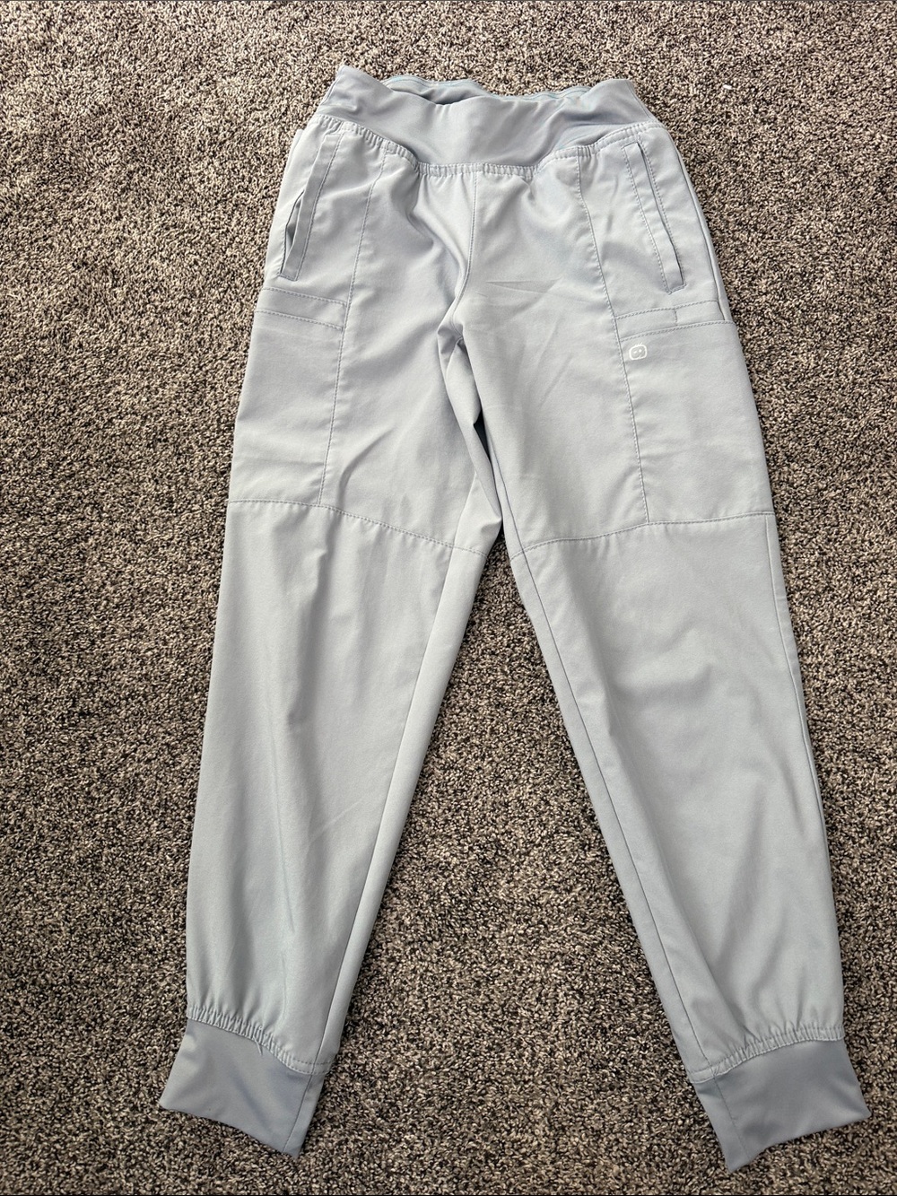 WonderWink Light Gray Women's Jogger Sweatpants